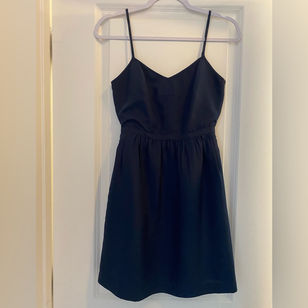 Navy J. Crew dress - Picture 1 of 6
